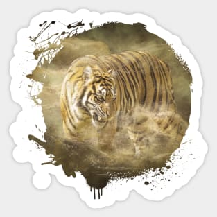 Tiger Animal Wildlife Jungle Nature Freedom Adventure Discovery Sticker